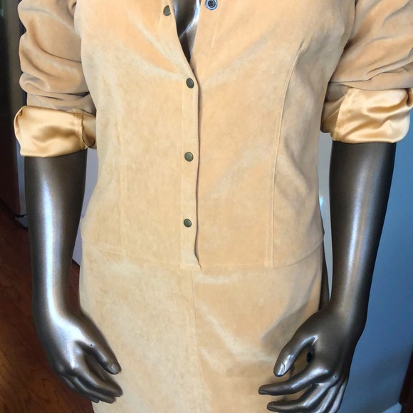 ⭐️Part of 3 for $30 ⭐️ Chadwicks Suede Look Dress Sz. 6 - Picture 4 of 8